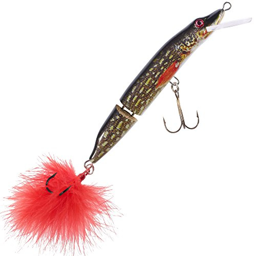 Balzer MK Schlanker Hecht Wobbler - Hechtwobbler zum Spinnangeln auf Hecht, Zander & Barsche, Hechtköder, Spinnköder für Hechte, Farbe/Teilung:Hecht dunkel / 2 teilig, Länge/Gewicht:12cm / 10g