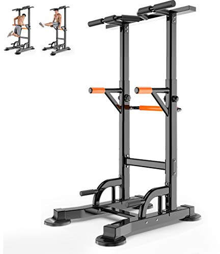 Einstellbare Reck Innen Barren Heimfitnessgeräte Multifunktions-Pull-up-Ausrüstung Sporttrainingsgeräte (Color : Black, Size : 95x80x212cm)