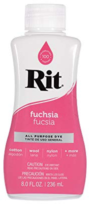 Tintura liquida Rit, ampia selezione di colori, 236 ml (colore: fucsia)