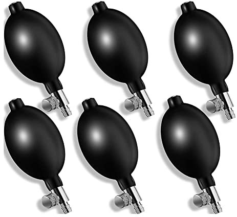 ESmopa 6 Stück Blutdrucklampe Einstellbare Hand Squeeze Pump Blutdruckmessgerät Birne