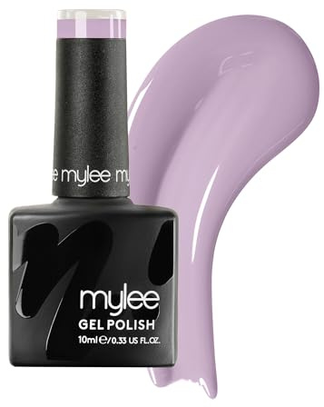 Mylee Gel Nail Polish 10ml [Quite Delightful] UV/LED Soak-Off Nail Art Manicure Pedicure for Professional, Salon & Home Use [Spring/Summer 2023] - Long Lasting & Easy to Apply