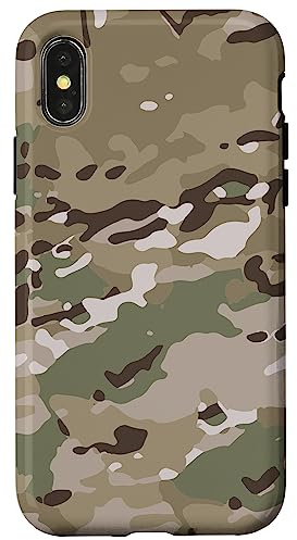 US Army OCP ACU Camo - Skorpion Multicam Camouflage Muster Hülle für iPhone X/XS