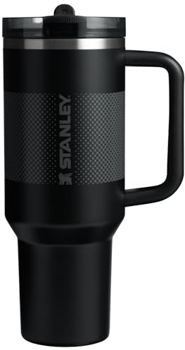 Stanley Quencher ProTour Tumbler with Flip Straw with Leakproof Lid 40 oz - Built in Straw & Handle - Cup Holder Compatible - Insulated Steel Tumbler