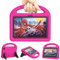 Amazon Fire 7 Tablet Case for Kids (Only 12th Generation, 2022 Release), Not Fit Samsung TCL 7 inch, Mansiruyi Lightweight Shockproof Kids Case for Fire 7 KidsTablet with Handle Stand - Rose