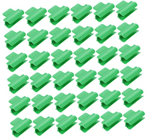 TOYZFRIENDY 40 Pezzi Clip Fissaggio per Film Protettivo Tunnel Piante Fermagli Supporto Estensione Accessori Pratici per Giardinaggio e Pellicole Agricole