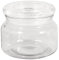 Rayher 46046000 - Barattolo in vetro con coperchio in vetro, diametro 10 cm, 8 cm, 320 ml, apertura