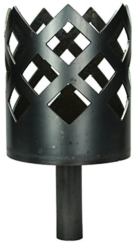 Gittermuster Fackel - Set mit Stiel und Brennmitteln