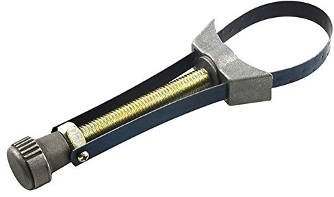 Ölfilterschlüssel mit Band Ölfilterband Auto Ölfilter Werkzeug, 60mm -120mm Ölfilter Schlüssel Verstellbar Universal Ölfilter Spanner Removal Tool Ölfilter Entfernungsschlüssel,Silber