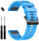 EZMVZKU Silikon Armband für Garmin Fenix 8 51mm/Fenix 7X/7X Pro/6X/6X Pro/5X/5X Plus/3 HR,26mm Quickfit Sport Uhrenarmband für Descent Mk2i/Mk3i/Epix Pro/Tactix 8 51mm/Tactix 7 Pro/Enduro 3/2