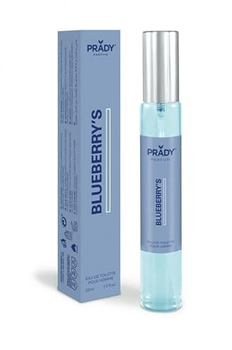 Prady - Eau de Toilette Blueberry’s Homme - 33 ML - Parfum vibrant et fruité pour une allure dynamique et rafraîchissante.