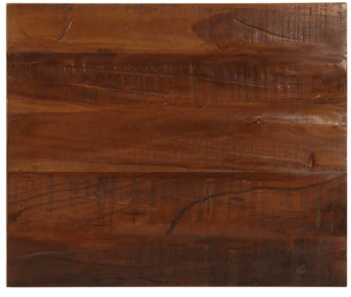 vidaXL Tischplatte, Holztischplatte Rechteckig Rustikal, Ersatztischplatte für Couchtisch Beistelltisch Esstisch, Holzplatte, Massivholz Mango