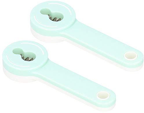 Irfora Taglierina di Fagioli Veloci, 10 Volte più Veloce del Coltello, Trituratore di Fagioli in Acciaio Inossidabile per Facile Cottura, Manico Addominali, Resistenti all'Usura,