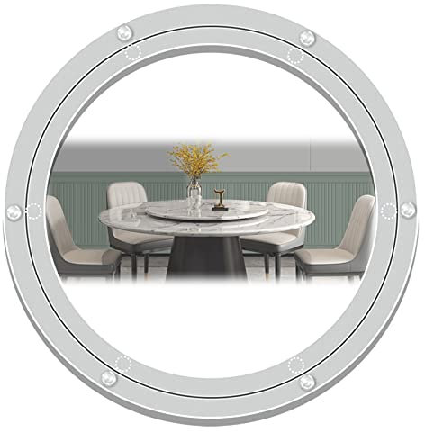 ESOYAWE Heavy Duty Lazy Susan Piatto Girevole Cuscinetto, Antiruggine Alloy Piastra Girevole Rotating Bearing, Base Girevole per Tavolo da Pranzo Rotondo/TV/Display Alimentare