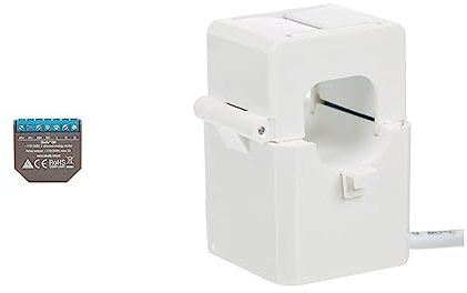 Shelly EM, Smart Home Energiemessgerät einphasig, Digitale Steuerung via WLAN & App & Stromwandler 120A - Erweiterungsmodul