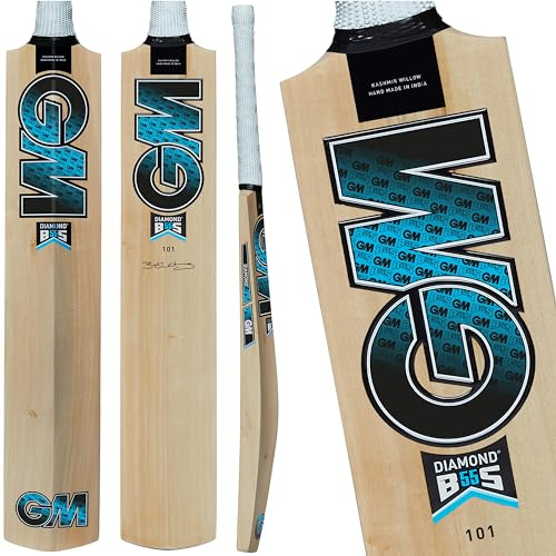 Gunn & Moore GM Cricket Bat | Diamond 101 BS55 | Ben Stokes | Öppnare barn startmotor ministorlek lämplig för spelare i åldrarna 4-8
