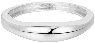 MILAKOO Bracciale da polso largo e grosso in Argento lucidato Regali di Bangle spessi di Dichiarazione Minialista