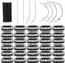50 Stück Haarextension Clips Für Extensions Perücke Ohne NäHen Gebogene Nähnadel Mit 1 Rolle Garn HaarverläNgerung Clip Mit 6 ZäHnen Perückenclips Zum Sichern Zum Befestigen Perücken Zubehör