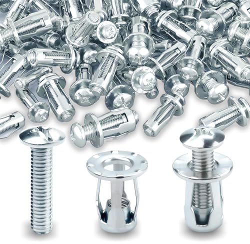 Hohlraum Metallanker, 30 Stück Hohlraumdübel Metall M5x25, Schwerlast Hohlwandanker Set, Jack Nuts + Petal Nuts mit Expansion Nuts, Komplett-Sortiment für Dünnwandmontage, Gipskarton, Hohltüren
