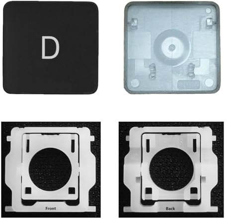 CTBDZ Tapa de llave individual con bisagra de repuesto para MacBook Pro M1 M2 A2141 A2251 A2289 A2338 A2442 A2485, reemplazo para MacBook Air A2179 A2337 A2681 teclado (tecla D)