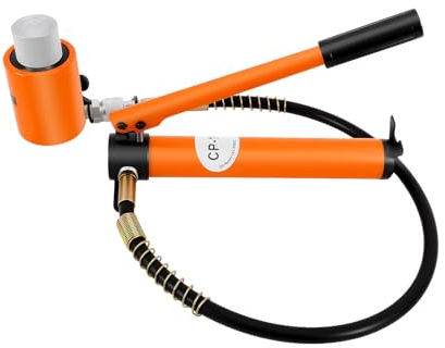 Cilindro idraulico 20T 12 Stroke Mini cilindro di sollevamento singolo con pompa idraulica manuale per ingegneria meccanica, utilizzato per varie operazioni come sollevamento, piegatura, dritto