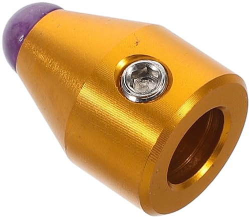 DEARMAMY Base de Diapason en Alliage d'Aluminium 8Mm Cristal Violet Support Stable Contemplation à Domicile Extérieur Accessoire Décoratif pour Fourchette Sonore et Bien-