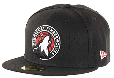 New Era Minnesota Timberwolves NBA Black Red 59Fifty Basecap - 8-64cm (XXL)