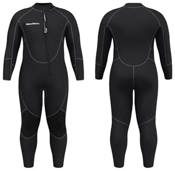 Seaskin Plus Size Full Wetsuit for Mens 3mm