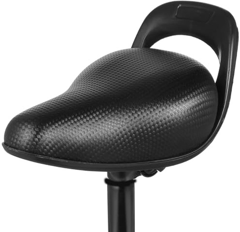 SOIMISS Children Bike Saddle Soft Cushion Pad Road Bicycle Seat for Kids Toddler Boys Girls Mountain Replacement Parts Comfortable Cycling Accessories Black Front Padded Foam Riding Gears 8.25 inches