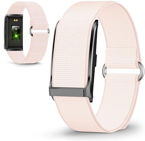 Yanmis Health Fitness Tracker, Bärbar Smart Armband för Män Kvinnor, 127 Sportlägen, Sömnmonitor, 10m Vattentät, Samtalspåminnelse, Väckarklocka, Fotokontroll (PINK)