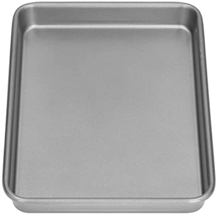 Tissting Teglia da Forno, Teglia Rettangolare Antiaderente in Acciaio Inox per Pizza e Torte, 3 Dimensioni, Strumento di Cottura Durevole per Famiglia e Ristoranti