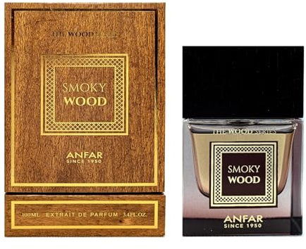 Anfar London - Smoky Wood by Anfar for Men - 3.4 oz Extrait De Parfum Spray