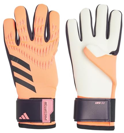 adidas Unisex League Goalie Gloves, Turbo/Aurora Black/Turbo, 11.5