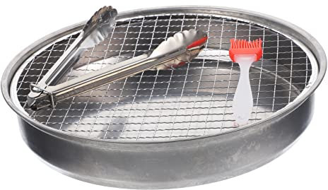 MERRYHAPY Kleine Grill 1 Satz Tragbarer Holzkohlegrill Holzkohle-tischgrills Kabob-grill Bbq-smoker-grill Bbq-kabab-grill Grillständer Für Den Außenbereich Kleiner Tragbarer Grill Mini-grill Plastik