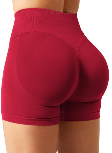 YEOREO SoftHue Short de sport pour femme - Invisible - Scrunch Butt - Lifting - Short de gym - Entraînement - 11.4 cm - Seamless - Legging court - Femme - Push Up - Booty - Short de biker, S