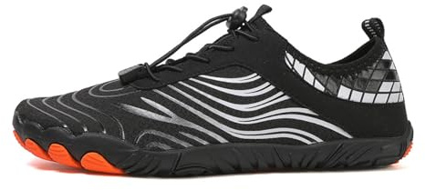 Calzado de conexión a Tierra for Hombres y Mujeres, Zapatos de Cobre, Calzado Descalzo for Caminatas, Suave y cómodo.(Black 02,43 EU)