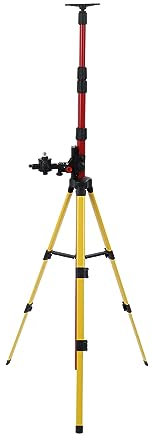 Stainless Steel Multifunctional TELESCOPING Level Support Pole with Adjustable Base, for Contractors Engineers Surveyors