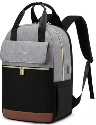 LOVEVOOK Laptop ryggsäck handväska för kvinnor, arbete laptopväska..