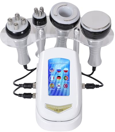 Eznaobo - Macchina per la perdita di peso del corpo 40 K, radiofrequenza - macchina per la forma del corpo 4 in 1, massaggiatore anti-cellulite, dispositivo per la perdita di peso per rassodare la