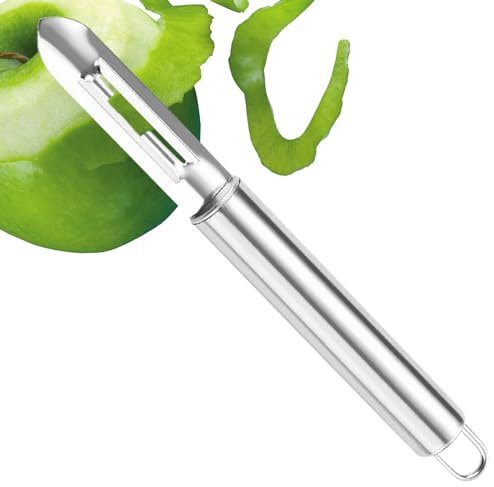 Xvilmaun Pelapatate | Pelafrutta A Doppio Taglio - Attrezzo Manuale Sbucciafrutta Appendibile per Cucina Domestica Preparazione Cibi Picnic Barbecue Campeggio