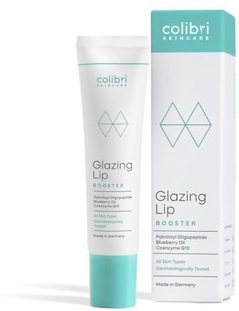 colibri skincare Glazing Lip Booster 15ml – Lippenpflege & Lip Gloss mit Hyaluron für Volumen, Glanz & Feuchtigkeit – Lip Plumper für volle, gepflegte Lippen