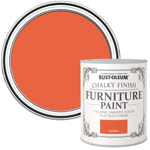 Rust-Oleum 750ml Chalky Finish Furniture Paint - Pumpkin