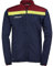 uhlsport Kinder Offense 23 Jacke, Marine/Bordeaux/Fluo gelb, 116