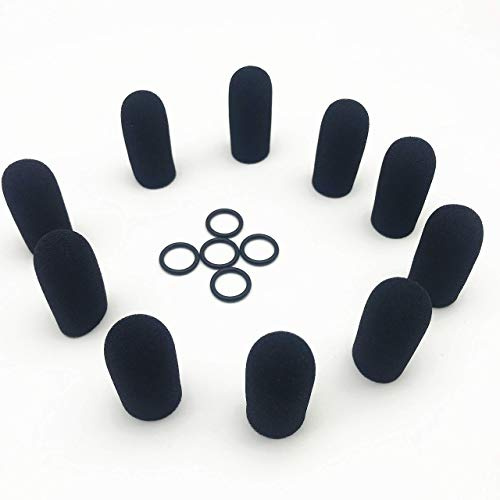 LINHUIPAD Microphone Cover Compatible with David Clark Aviation Microphone Windscreens DC Mic Covers Protector for M-4 M-7 Headsets Microphone(Pack fo 10)