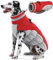 AOFITEE Hundemantel für extra große Hunde, Warme Rollkragen-Hundewinterjacke mit Eingebautem Geschirr, Wasserdichter Hundekissenmantel für Große Hunde, Hundemantel Warmer Schneeanzug