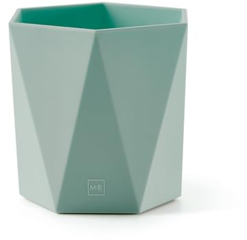 Miquelrius - Schreibtisch-Stifthalter, Organizer mit soft-touch-design, Stabile struktur, Ideal für büro, Schreibtisch oder arbeitszimmer, Aufbewahrung von utensilien, Grüne