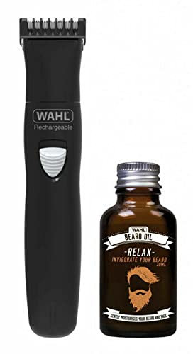Wahl Beard Trimmer & Beard Oil Gift Set Rechargeable