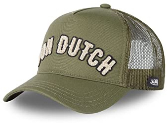 Von Dutch Cap Herren Angenehm, Tracker Kappe Herren, Khaki, Hypoallergen, Khaki, Einheitsgröße