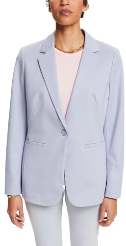 ESPRIT Damen 994ee1g301 Blazer, Light Blue Lavender, 38 EU