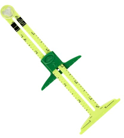 Tabanzhe Plastic Multi-Functional Sewing Ruler - Essential Tailor Accessory for Knitting, Crafting, Hemming & Sewing