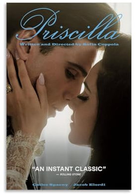 Priscilla - Poster cinematografico, opera d'arte da parete, dipinto, tela, regalo, soggiorno, stampe, camera da letto, decorazioni, opere d'arte 30 x 45 cm